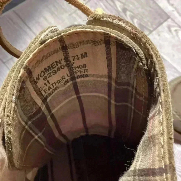 Sperry boots olive suede leather boots size 71/2 - Picture 5 of 5